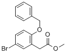 CAS 登录号：282536-92-9， 2-(2-(苄氧基)-5-溴苯基)乙酸甲酯