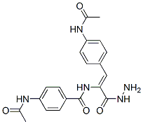 CAS 登录号：28272-07-3， 4-乙酰氨基-N-[(Z)-2-(4-乙酰氨基苯基)-1-(肼羰基)乙烯基]苯甲酰胺
