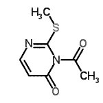 CAS 登录号：283168-85-4， 3-乙酰基-2-(甲硫基)-4(3H)-嘧啶酮