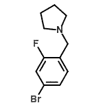 CAS#: 283173-83-1, 1-(4-Bromo-2-Fluorobenzyl)Pyrrolidine