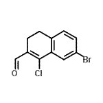 CAS#: 283177-40-2, 7-Bromo-1-Chloro-3,4-Dihydro-2-Naphthalenecarbaldehyde