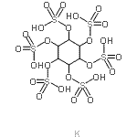 CAS 登录号：28434-25-5， 1,2,3,4,5,6-环己烷己基六(氢硫酸盐)-钾(1:1)