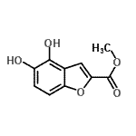 CAS 登录号：28437-70-9， 甲基4,5-二羟基-1-苯并呋喃-2-羧酸酯