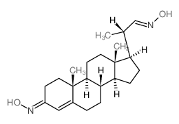 CAS#: 28444-84-0, 3-(Hydroxyimino)-Pregn-4-ene-20-carboxaldehyde oxime