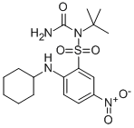 CAS#: 284464-46-6, 1-tert-Butyl-3-[2-(cyclohexylamino)-5-nitrophenyl]sulfonylurea