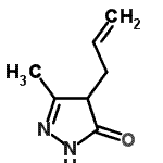 CAS 登录号：284488-23-9， 4-烯丙基-5-甲基-2,4-二氢-3H-吡唑-3-酮