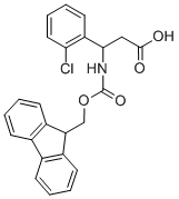 CAS 登录号：284492-14-4， 芴甲氧羰基-DL-3-(2-氯苯基)-3-氨基-丙酸