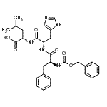 CAS#: 28458-19-7, N-[(Benzyloxy)Carbonyl]-L-Phenylalanyl-L-Histidyl-L-Leucine