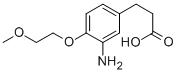 CAS 登录号：284665-32-3， 3-[3-氨基-4-(2-甲氧基乙氧基)苯基]丙酸