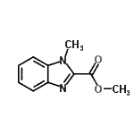 CAS 登录号：2849-92-5， 甲基1-甲基-1H-苯并咪唑-2-羧酸酯