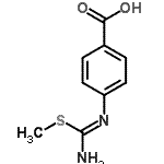 CAS 登录号：285556-33-4， 4-{(Z)-[氨基(甲硫基)亚甲基]氨基}苯甲酸