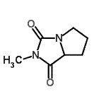 CAS 登录号：28567-64-8， 2-甲基四氢-1H-吡咯并[1,2-c]咪唑-1,3(2H)-二酮