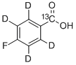 CAS#: 285977-82-4, 4-Fluorobenzoic Acid-alpha-13C-2,3,5,6-D4