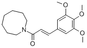 CAS 登录号：28598-08-5， 八氢-1-(3,4,5-三甲氧基肉桂酰)-氮杂环辛四烯