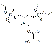 CAS 登录号:28614-65-5, 1,3-二(二乙氧基硫代膦酰硫基)-N,N-二甲基-丙-2-胺草酸盐