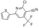 CAS 登录号：286430-58-8， 2-氯-6-(2-噻吩基)-4-(三氟甲基)烟腈