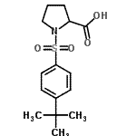 CAS 登录号：286455-85-4， 1-{[4-(2-甲基-2-丙基)苯基]磺酰基}脯氨酸