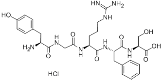 CAS 登录号：286458-87-5， H-酪氨酰-甘氨酰-精氨酰-苯丙氨酰-丝氨酸盐酸盐