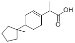CAS 登录号：28673-63-4， 2-(4-(1-甲基环戊基)-1-环己烯-1-基)-丙酸