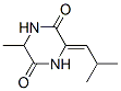 CAS 登录号：286838-85-5， (6Z)-3-甲基-6-(2-甲基丙亚基)-2,5-哌嗪二酮