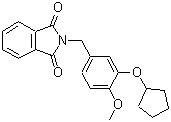 CAS 登录号：287196-92-3， 2-[3-(环戊基氧基)-4-甲氧基苄基]-1H-异吲哚-1,3(2H)-二酮