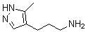 CAS#: 28739-42-6, 3-(5-Methyl-1H-Pyrazol-4-Yl)-1-Propanamine