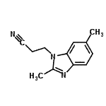 CAS#: 28739-48-2, 3-(2,6-Dimethyl-1H-Benzimidazol-1-Yl)Propanenitrile
