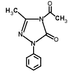 CAS#: 28740-67-2, 4-Acetyl-5-Methyl-2-Phenyl-2,4-Dihydro-3H-1,2,4-Triazol-3-One