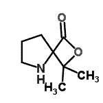 CAS 登录号：287401-36-9， 3,3-二甲基-2-氧杂-5-氮杂螺[3.4]辛烷-1-酮