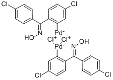 CAS#: 287410-78-0, [5-Chloro-2-[(E)-C-(4-chlorophenyl)-N-hydroxy-carbonimidoyl]phenyl]palladium(1+) dichloride