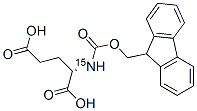 CAS 登录号：287484-34-8， N-(9-芴基甲氧羰基)-L-谷氨酸-15N