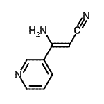 CAS 登录号：287493-97-4， (2Z)-3-氨基-3-(3-吡啶基)丙烯腈