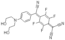 CAS#: 287922-15-0, 2-[4-[[4-[Bis(2-hydroxyethyl)amino]phenyl]-cyanomethylidene]-2,3,5,6-tetrafluorocyclohexa-2,5-dien-1-ylidene]propanedinitrile