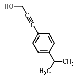 CAS 登录号：288101-00-8， 3-(4-异丙基苯基)丙-2-炔-1-醇