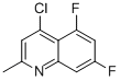 CAS#: 288151-41-7, 4-Chloro-5,7-Difluoro-2-Methyl-Quinoline