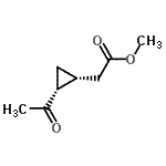 CAS 登录号：288153-50-4， 甲基[(1R,2R)-2-乙酰基环丙基]乙酸酯