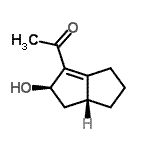 CAS#: 288304-41-6, 1-[(2R,3aR)-2-Hydroxy-2,3,3A,4,5,6-Hexahydro-1-Pentalenyl]Ethanone