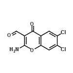 CAS#: 288399-46-2, 2-Amino-6,7-Dichloro-4-Oxo-4H-Chromene-3-Carbaldehyde