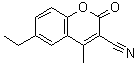 CAS#: 288399-88-2, 6-Ethyl-4-Methyl-2-Oxo-2H-Chromene-3-Carbonitrile