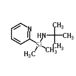 CAS 登录号：288613-44-5， 1,1-二甲基-N-(2-甲基-2-丙基)-1-(2-吡啶基)硅烷胺
