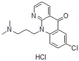 CAS#: 28907-45-1, 10-(3-Dimethylaminopropyl)-7-chloro-5-oxobenzo[b][1,8]naphthyridine Hydrochloride