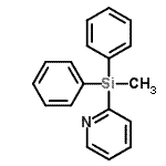 CAS 登录号：28916-30-5， 2-[甲基(二苯基)硅烷基]吡啶