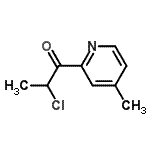 CAS#: 289469-59-6, 2-Chloro-1-(4-Methyl-2-Pyridinyl)-1-Propanone