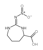 CAS 登录号：28958-86-3， (+)-六氢-2-(硝基亚氨基)-1H-1,3-二氮杂卓-4-羧酸