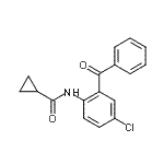 CAS#: 2896-97-1, N-(2-Benzoyl-4-Chlorophenyl)Cyclopropanecarboxamide