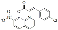 CAS 登录号：29002-19-5， 3-(4-氯苯基)丙烯酸 7-硝基-8-喹啉基酯