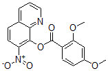 CAS 登录号：29002-51-5， 7-硝基-8-喹啉基 2,4-二甲氧基苯甲酸酯