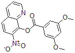 CAS 登录号：29007-62-3， 7-硝基-8-喹啉基 3,5-二甲氧基苯甲酸酯