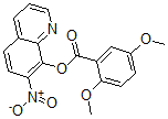 CAS 登录号：29007-63-4， 7-硝基-8-喹啉基 2,5-二甲氧基苯甲酸酯