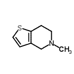 CAS#: 29064-70-8, 5-Methyl-4,5,6,7-Tetrahydrothieno[3,2-c]Pyridine